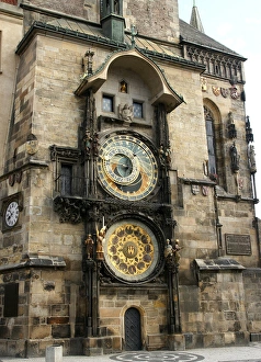 Images Dated 11th June 2012: The Prague Orloj, or Astronomical Clock Old Town Hall. Pragu
