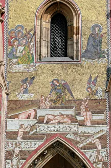 Portal Collection: Prague. St. Vitus Cathedral. The Golden Gate. Mosaic of