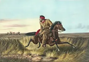 Prairie Prints: The prairie hunter: one rubbed out