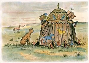 Wigwam Gallery: Prairie wigwam - home to an indigenous Mother and Uncle