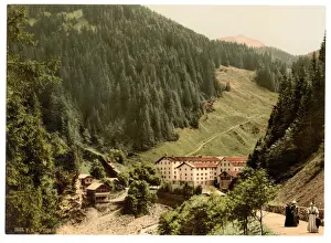 Grisons Prints: Pratigau, the Baths of Fideris, Grisons, Switzerland