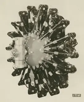 Pratt & Whitney R-1340 Wasp radial, front port quarter