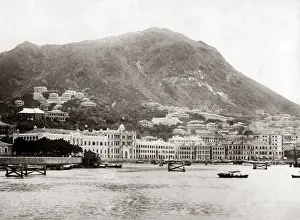 Praya Prints: Praya East (now part of Wan Chai) circa 1880s Hong Kong