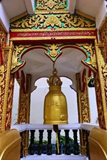 Images Dated 27th November 2012: Prayer Bell, Wat Prathat Doi Suthep temple, Chiang Mai