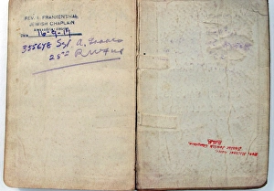 Images Dated 7th February 2013: Prayer Book for Jewish Sailors and Soldiers - WWI