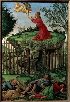 Angle Gallery: Prayer of the Garden (1498-1500) by Sandro Botticelli (1445