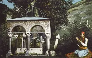 Mausoleum Prints: Prayer at Tomb of local Saint - Bosnia