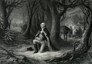 Images Dated 9th May 2012: The prayer at Valley Forge