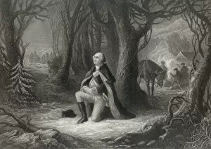 Prayer Collection: The Prayer at Valley Forge From the original painting by Hen