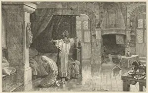 Bed Chamber Prints: Praying, Medieval
