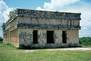 Maya Prints: Pre-Columbian Art. Maya. Archaeological Site of Uxmal. The T