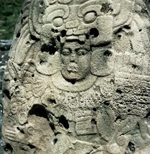 Mesoamerican Collection: Pre-Columbian Art. Maya. Tikal. Relief of the North Acropolis