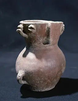 Pre Columbian Prints: Pre-Columbian art. Pre-Incan. Puruha Culture. 1300-1500