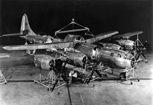 Components Prints: The pre-completed components of a Boeing B-29