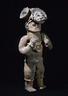 Pre-Incan. Jama-Coaque Culture. 500 BC-1531 AD. From Ecuado