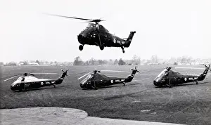 Four pre-production S58 Wessex HAS1 helicopters