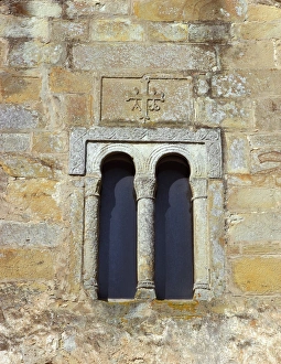 Pre-romanesque Art. Spain. Asturias. Church of the Holy Savi Pre-romanesque Art. Spain. Asturias. Church of the Holy Savi