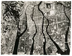 Dropping Gallery: Pre strike view of Hiroshima, Japan, atom bomb