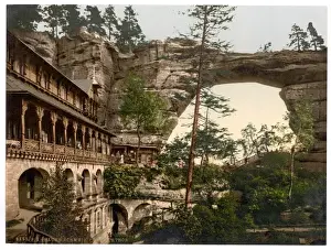 Czech Prints: Prebischthor, Saxony, Germany (i. e. Pravcicka brana, Czech R