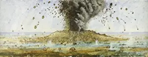 Precambrian volcano