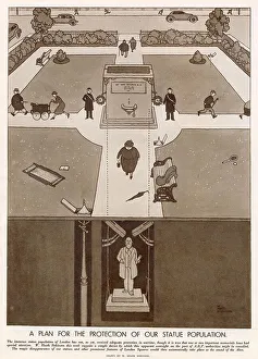 As a precaution against possible bombing precious art, relics, sculptures and memorials where moved out of London to a secret place. This was given to the Nation by the National Art Collections Fund
