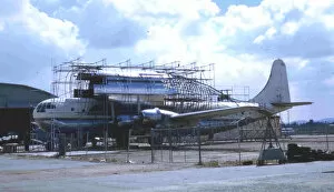 Stratocruiser Collection: Pregnant Guppy N1024V under construction