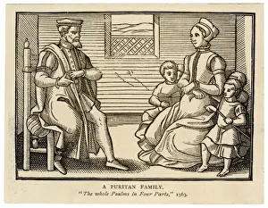 Surmounted Prints: Pregnant Puritan, 1563