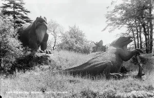 Grandeur Prints: Prehistoric Animals at Crystal Palace