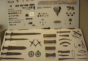 Images Dated 14th June 2007: Prehistoric Art. Age of Metals. Greece. Different types of k