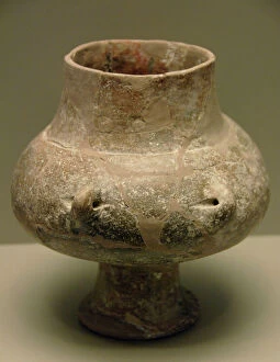 Pottery Collection: Prehistoric Art. Greece. Handmade vase without decoration