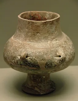 Archeological Collection: Prehistoric Art. Greece. Handmade vase without decoration