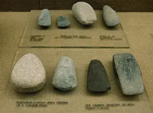 Lithic Prints: Prehistoric Art. Neolithic. Portugal. Stone tool. From Anta