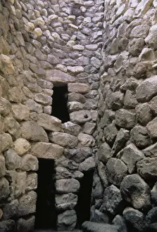 Sardinia Prints: Prehistory. Italy. Sardinia. Nuragic civilization. Corner to