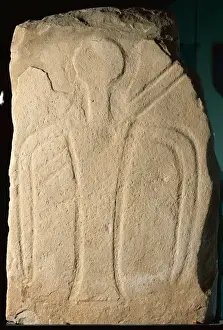 Incision Prints: Preixana Stela. Bronze Age. Argar Culture (2000-1500 BC). Sp