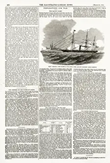 Preparations for Crimean War, The Baltic Fleet - HMS Miranda