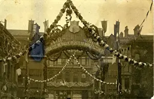 Preparations Prints: Preparations for Royal Visit, Birmingham, Warwickshire