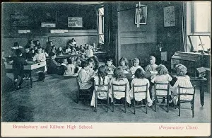 Tables Prints: Preparatory Class, Brondesbury and Kilburn High School