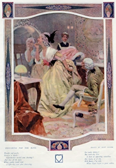 Preparing for the ball by Rene Lelong Preparing for the ball by Rene Lelong