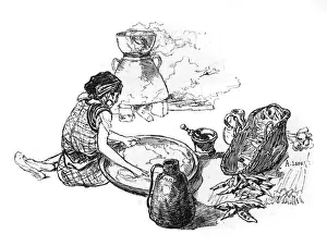 Preparing couscous, Algeria