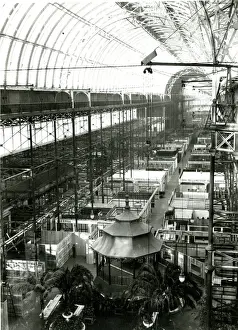 Preparing for Industrial Fair at Crystal Palace, Sydenham