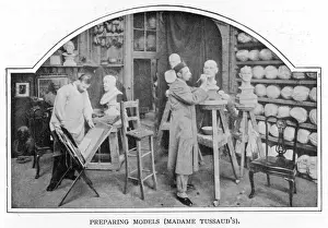 Preparing models at Madame Tussaud s