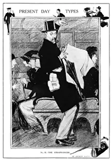 Straps Prints: Present Day Types - the Straphanger by Arthur Watts