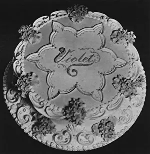 Dessert Prints: Presentation Cake. Violet