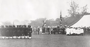 Presentation of colours, 18th Regiment Lady Dufferin, India