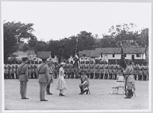 Ranks Prints: Presentation of colours by HM Queen Elizabeth II