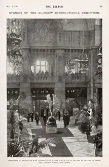 Presentation of the conveners to Princess Louise and the Duke of Fife in the hall of