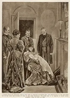 Presentation following the birth of future Edward VIII