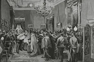 Isabel Prints: Presentation of the newborn, the Infanta Dona Maria Teresa