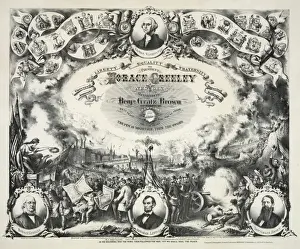 For President Horace Greeley of New York and for Vice Presid