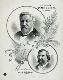 Blaine Prints: For president James G. Blaine, of Maine